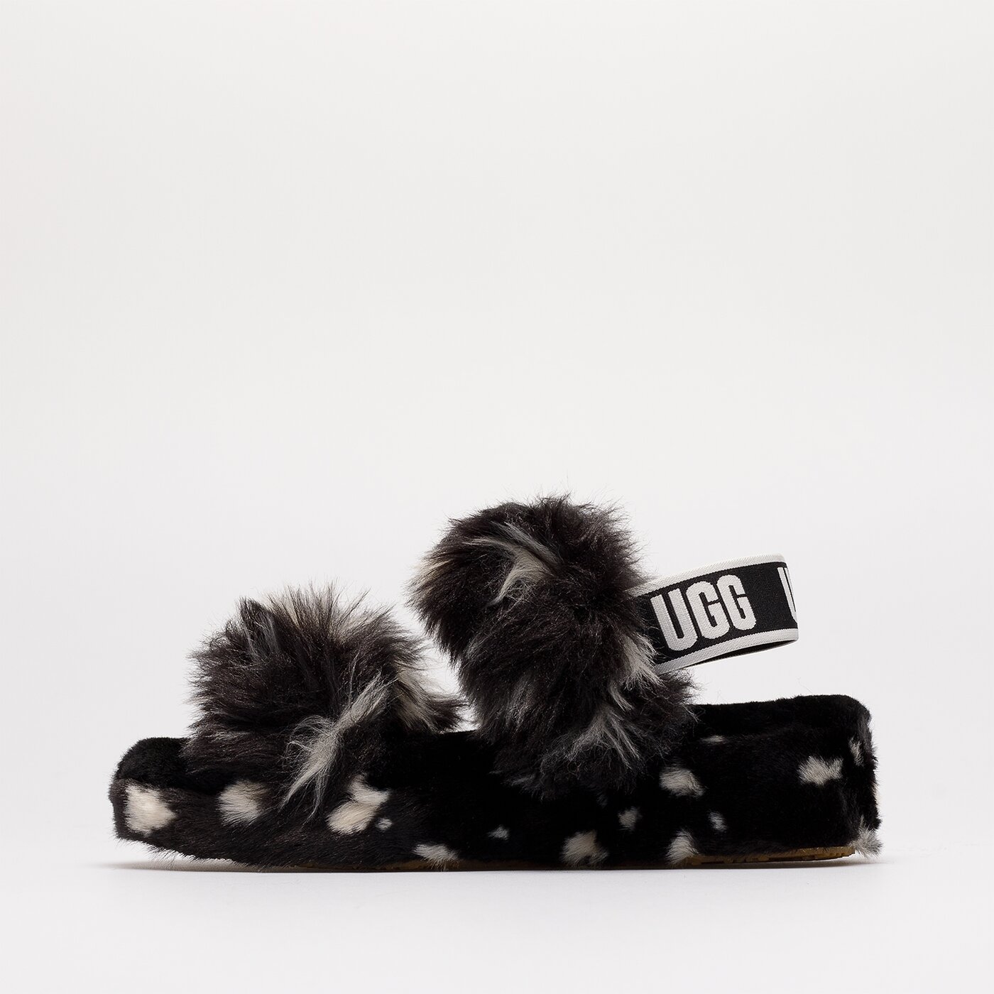 Damskie sandały UGG OH YEAH SPOTS 1118165-black kolor czarny