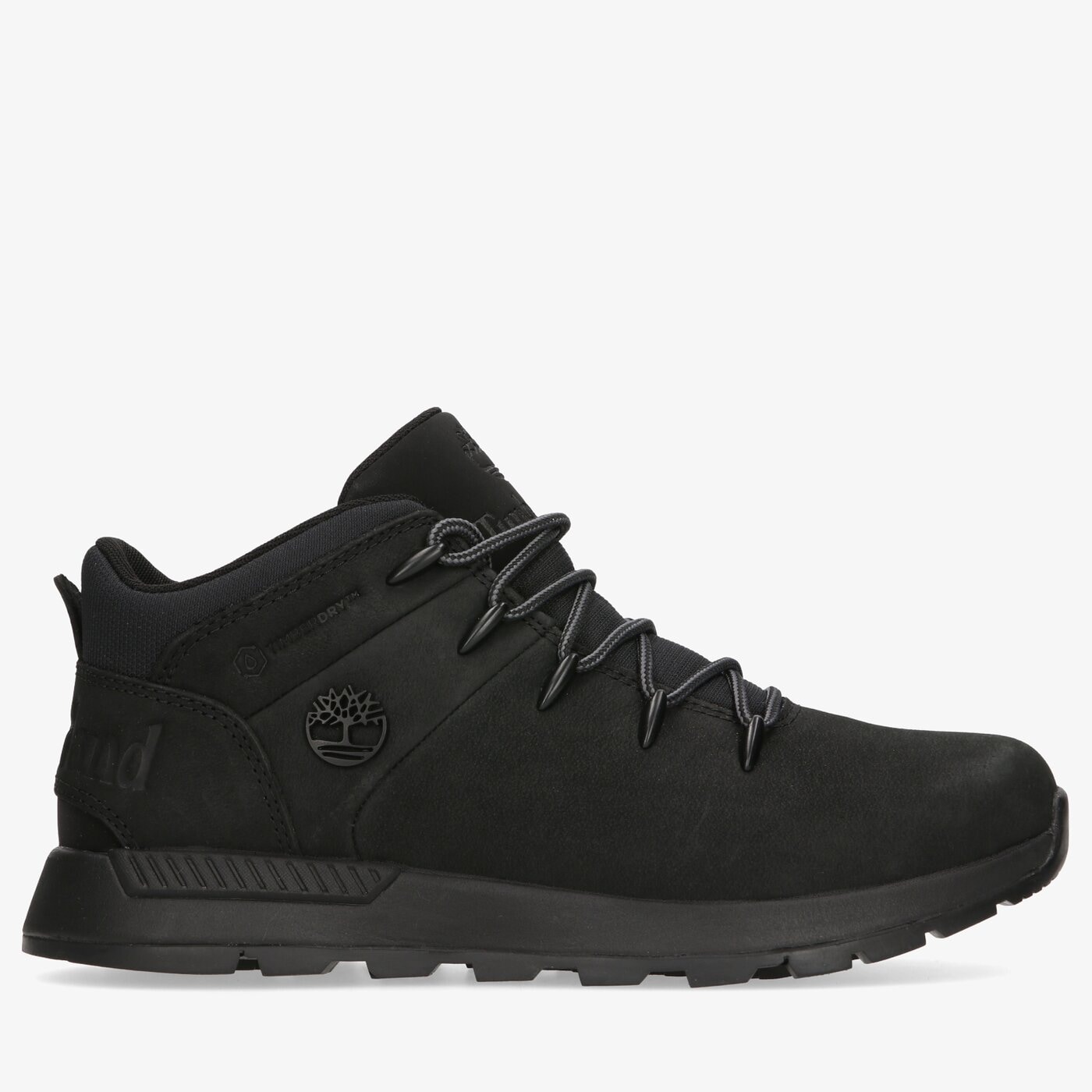 Dziecięce buty outdoor / trekkingowe TIMBERLAND SPRINT TREKKER MID WP tb0a2hs90151 kolor czarny