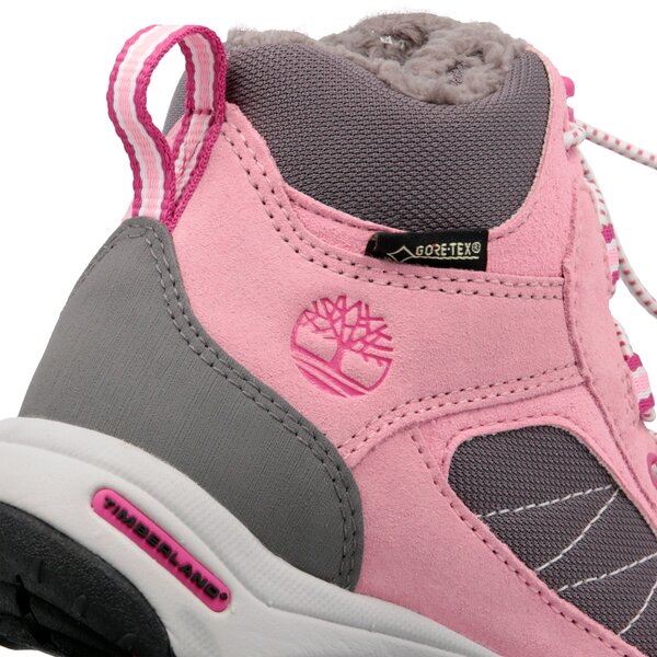 Dziecięce buty outdoor / trekkingowe TIMBERLAND OSSIPEE MID BUNGEE GTX WL a1u4q kolor różowy