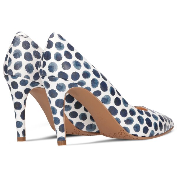 Damskie szpilki / czółenka SYMBIOSIS DOTTY HIGH HEELS  sywc119008 kolor niebieski