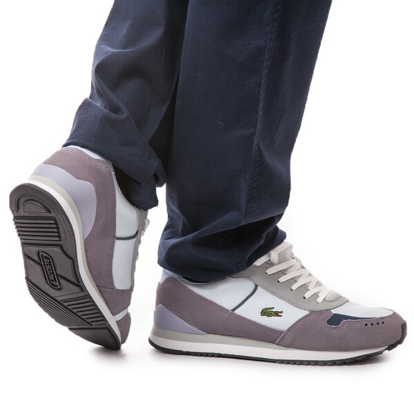 Męskie sneakersy (buty) LACOSTE TRAJET MR  729lem2005435 kolor niebieski