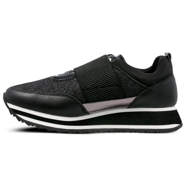 Damskie sneakersy (buty) TOMMY HILFIGER ELASTIC RETRO RUNNER fw0fw03336990 kolor czarny