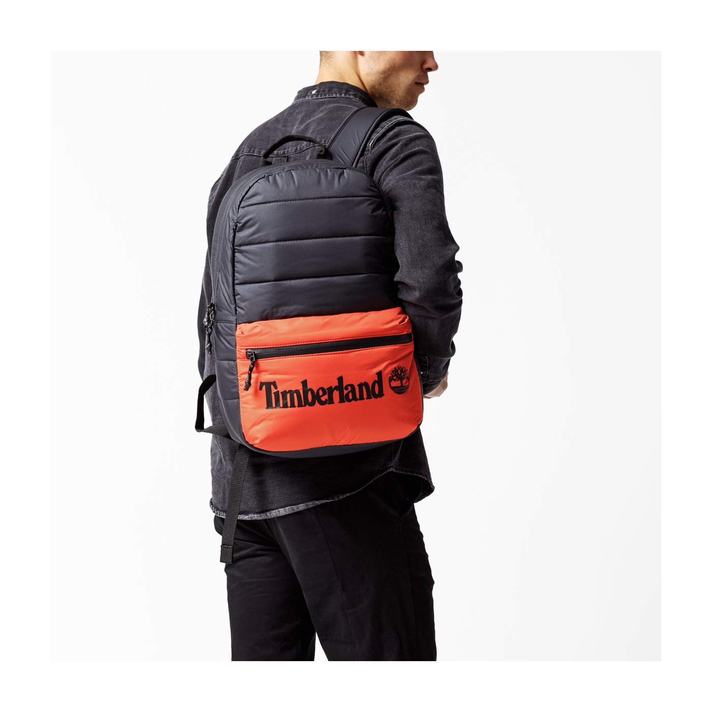 timberland zip top backpack