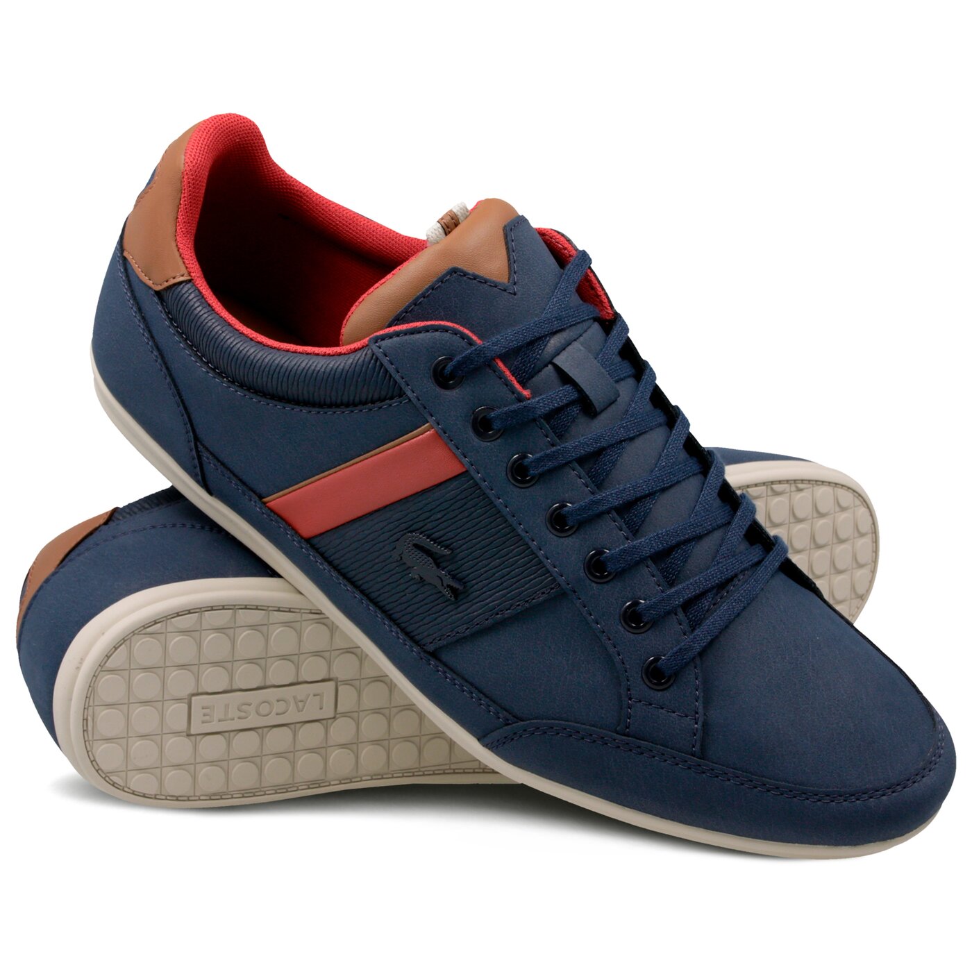 Męskie sneakersy (buty) LACOSTE CHAYMON 318 2 736cam00102q8 kolor granatowy