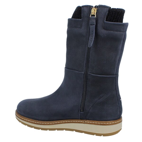 Damskie kozaki TOMMY HILFIGER WOOLI 4NW  fw56817670403 kolor granatowy