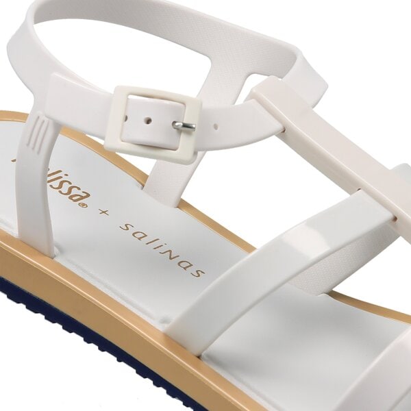Damskie sandały MELISSA CARIBE+ SALINAS 3232653322 kolor biały