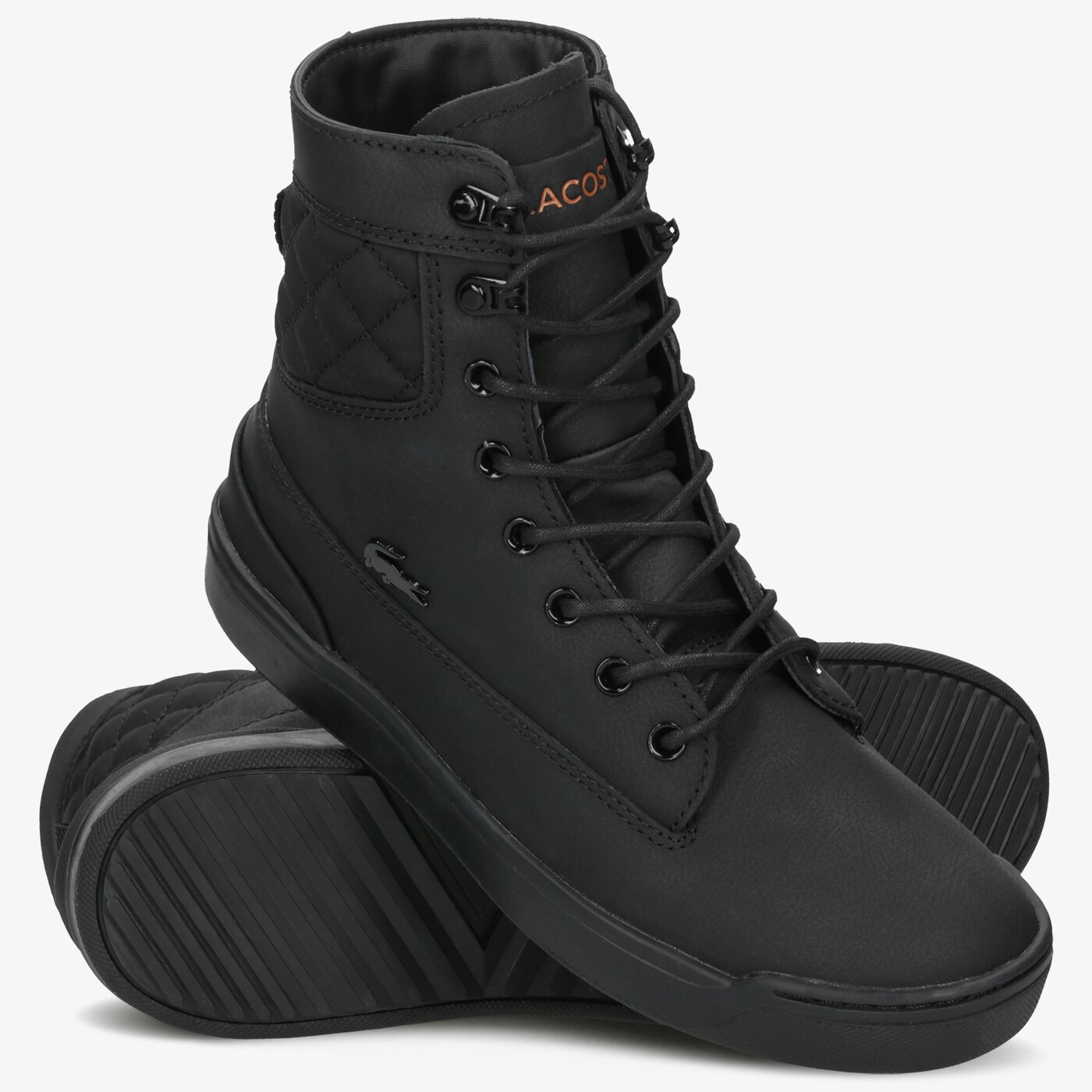 Damskie sneakersy (buty) LACOSTE EXPLORATEUR HI 319 1 CFA 738cfa001102h kolor czarny