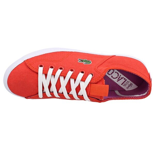 Damskie sneakersy (buty) LACOSTE RAMER SLEEK RES 729spw1023rr1 kolor czerwony