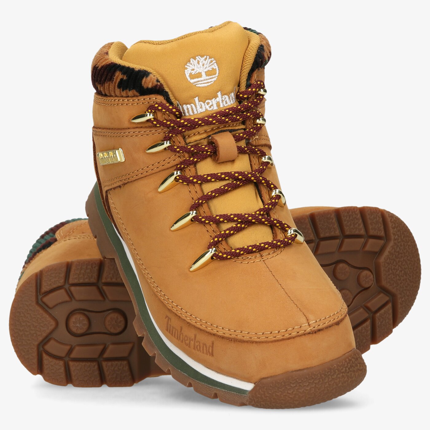 Dziecięce buty outdoor / trekkingowe TIMBERLAND EURO SPRINT  tb0a2fj62311 kolor żółty