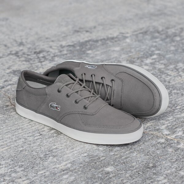 Męskie półbuty LACOSTE GLENDON 11 729srm2127007 kolor szary
