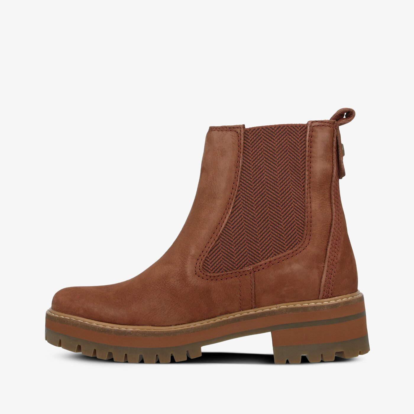 Damskie botki / sztyblety TIMBERLAND COURMAYEUR VALLEY CHELSEA tb0a23wjv171 kolor koralowy