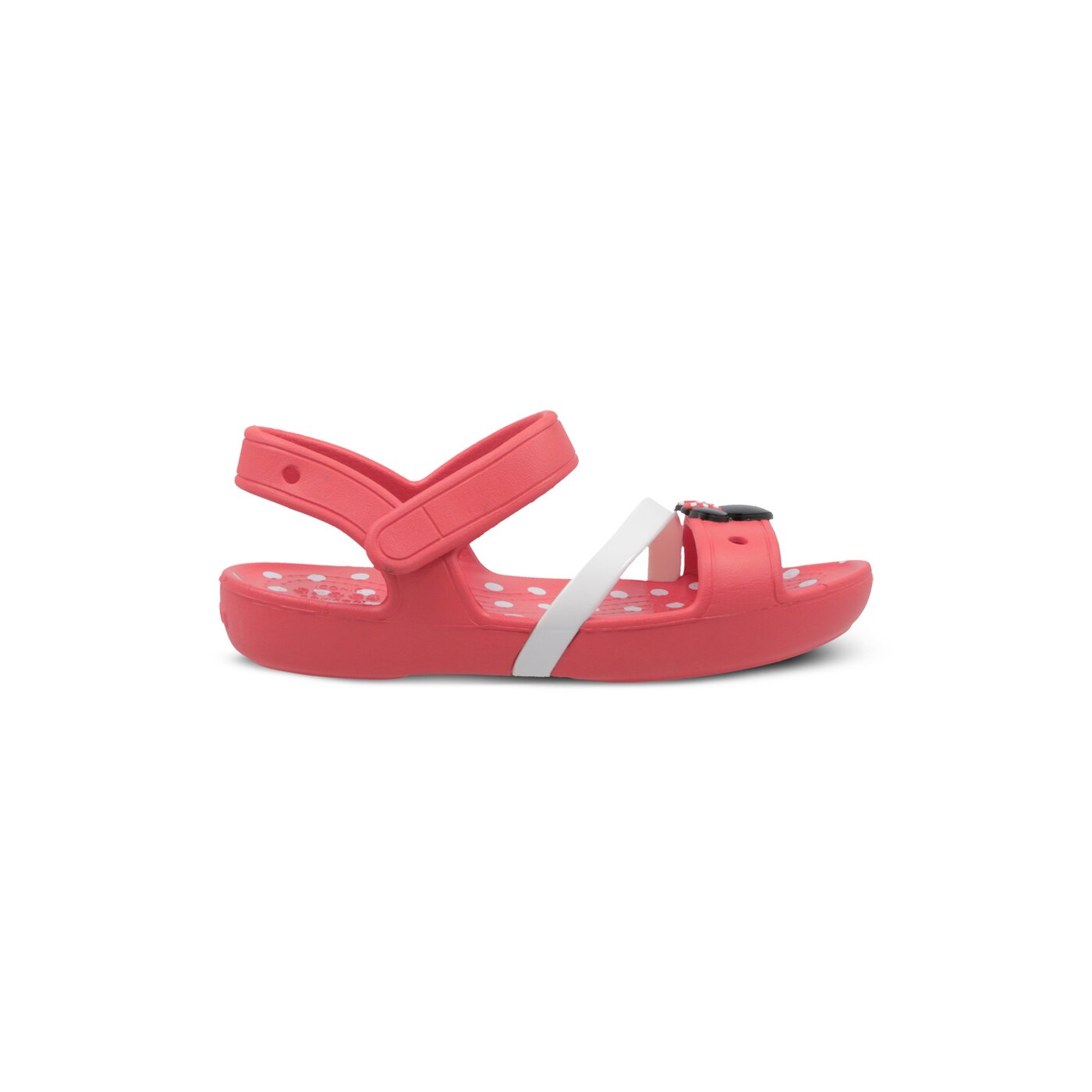 Dziecięce sandały / klapki CROCS LINA MINNIE SANDAL K 2049998c1i kolor czerwony