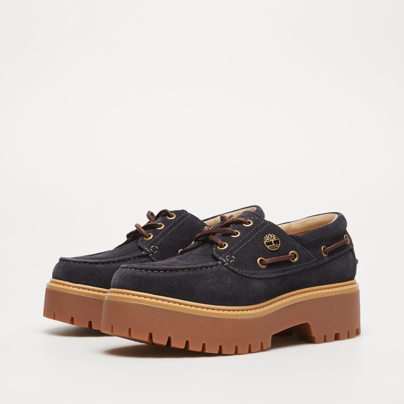 Damskie mokasyny i półbuty TIMBERLAND STONE STREET BOAT SHOE  tb0a62mzep31 kolor granatowy