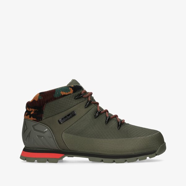 Męskie buty outdoor (trekkingowe) TIMBERLAND EURO SPRINT FABRIC WP tb0a2k7qa581 kolor khaki