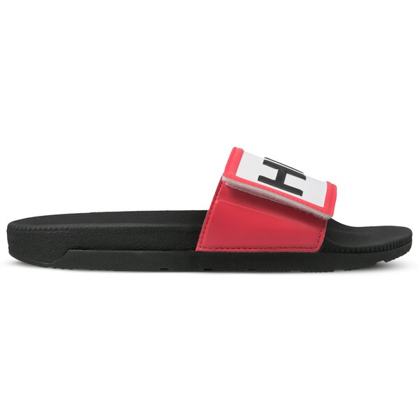Damskie klapki HUNTER ADJUSTABLE SLIDE ARROW PRINT wfd4018evablk kolor czarny