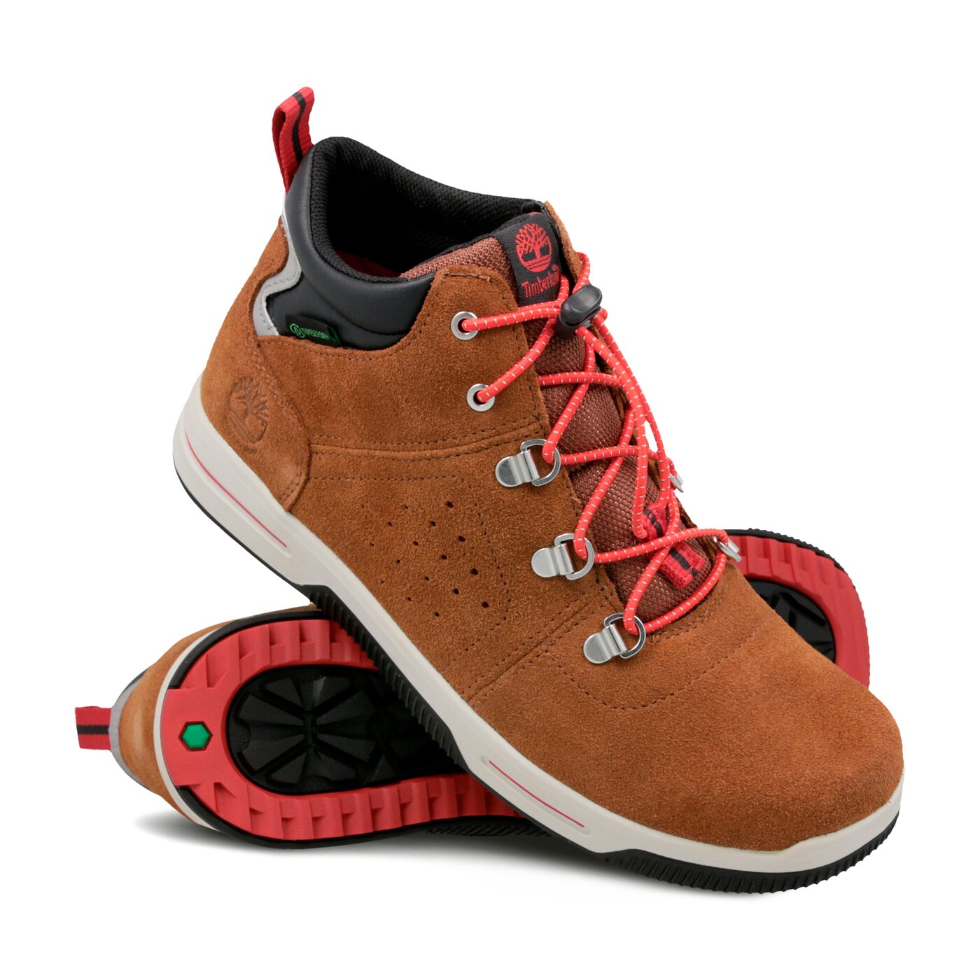 Dziecięce buty outdoor / trekkingowe TIMBERLAND CITY STOMPER MID WP tb0a1ubcp591 kolor brązowy