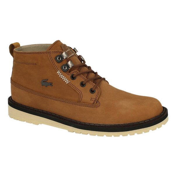 Męskie buty za kostkę LACOSTE DELEVAN 11  726srm3030176 kolor brązowy
