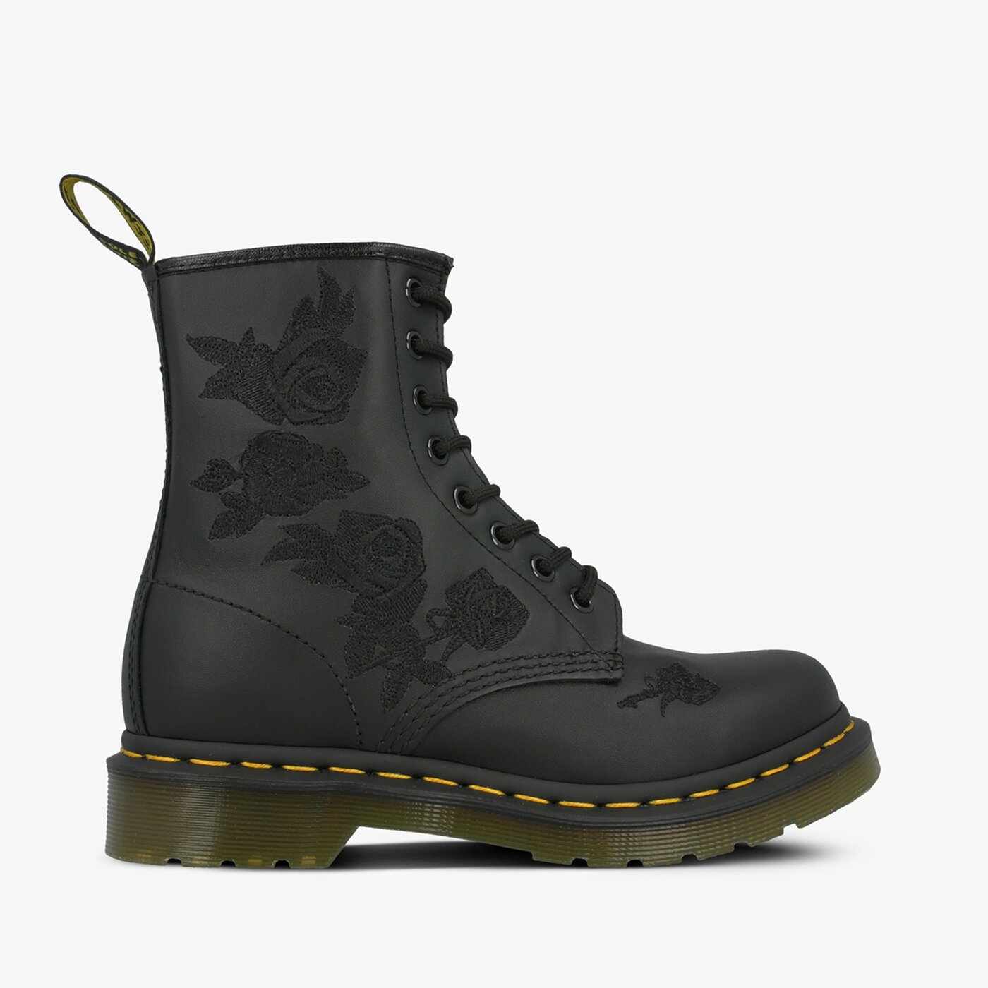 Damskie botki / sztyblety DR MARTENS 1460 VONDA MONO8 EYE BOOT 24985001 kolor czarny