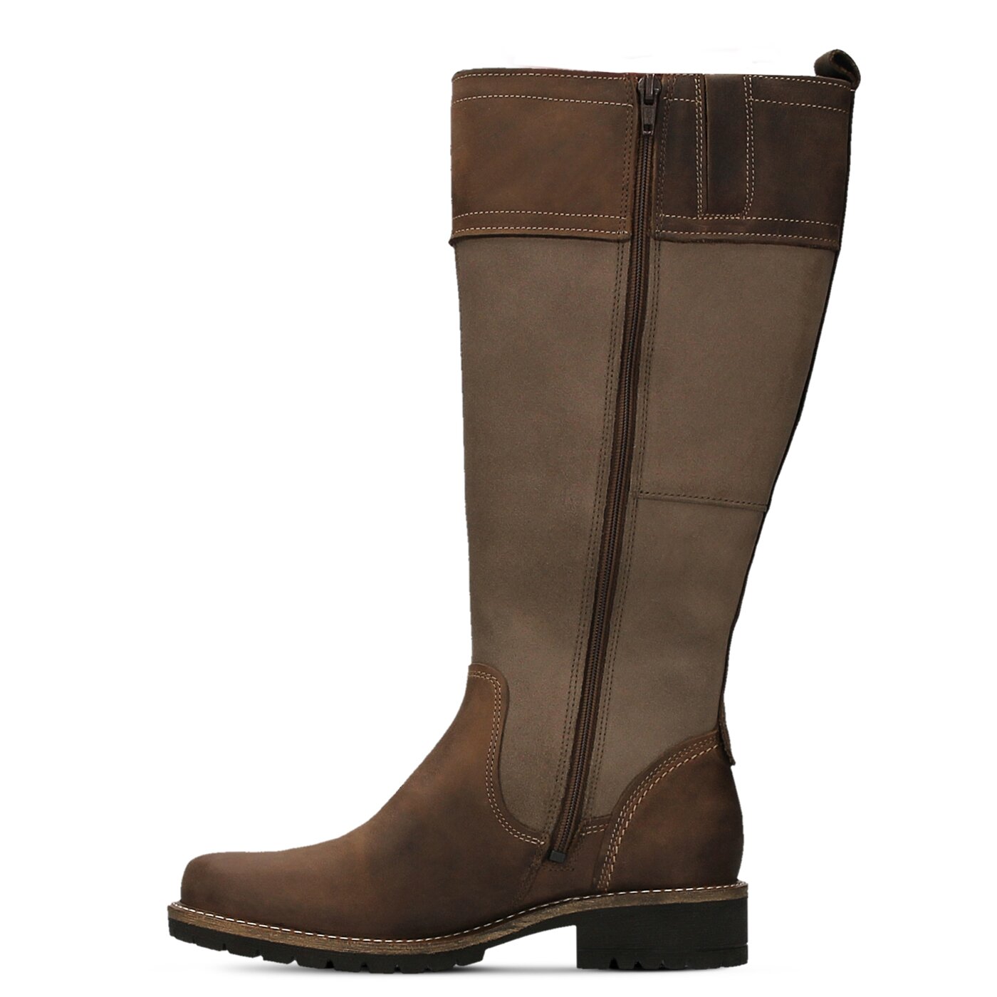 Damskie kozaki ECCO ELAINE 24465359360 kolor brązowy