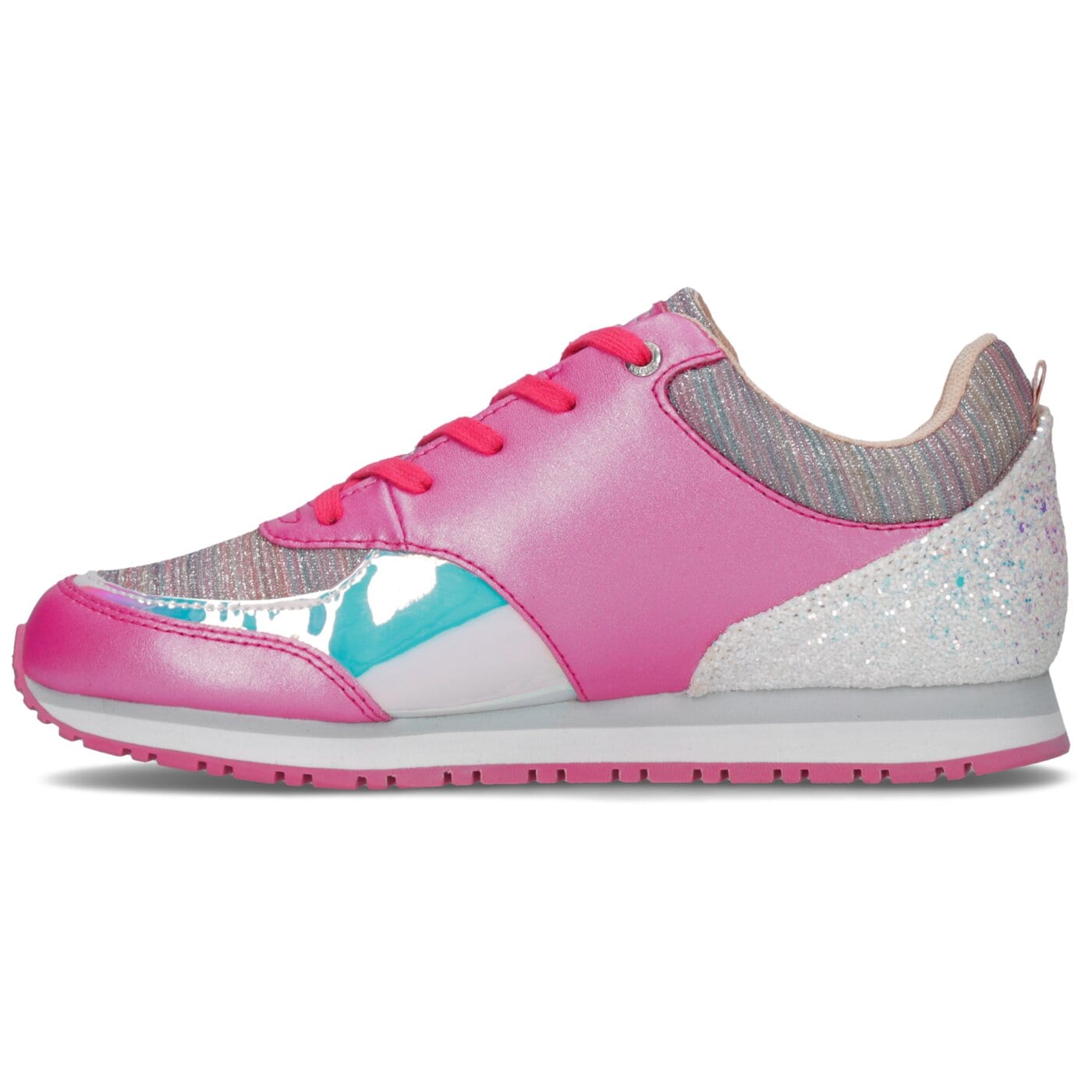 Damskie sneakersy (buty) GUESS REETA flrea1pat12pink kolor różowy