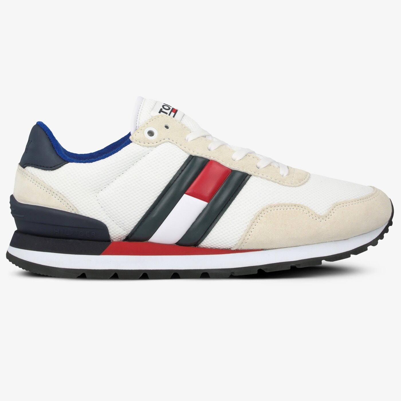 Męskie sneakersy (buty) TOMMY HILFIGER CAUSAL TOMMY JEANS SNEAKER em0em00399ybs kolor biały