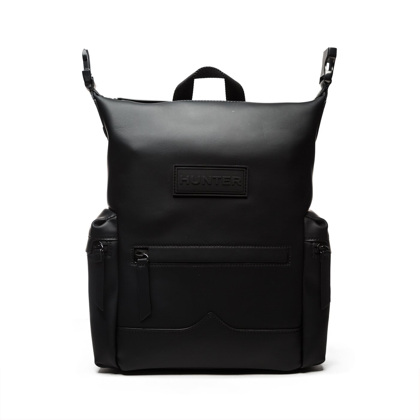 Damski plecak HUNTER PLECAK TOPCLIP-RUBBERISED LEATHER ubb5010lrsblk kolor czarny
