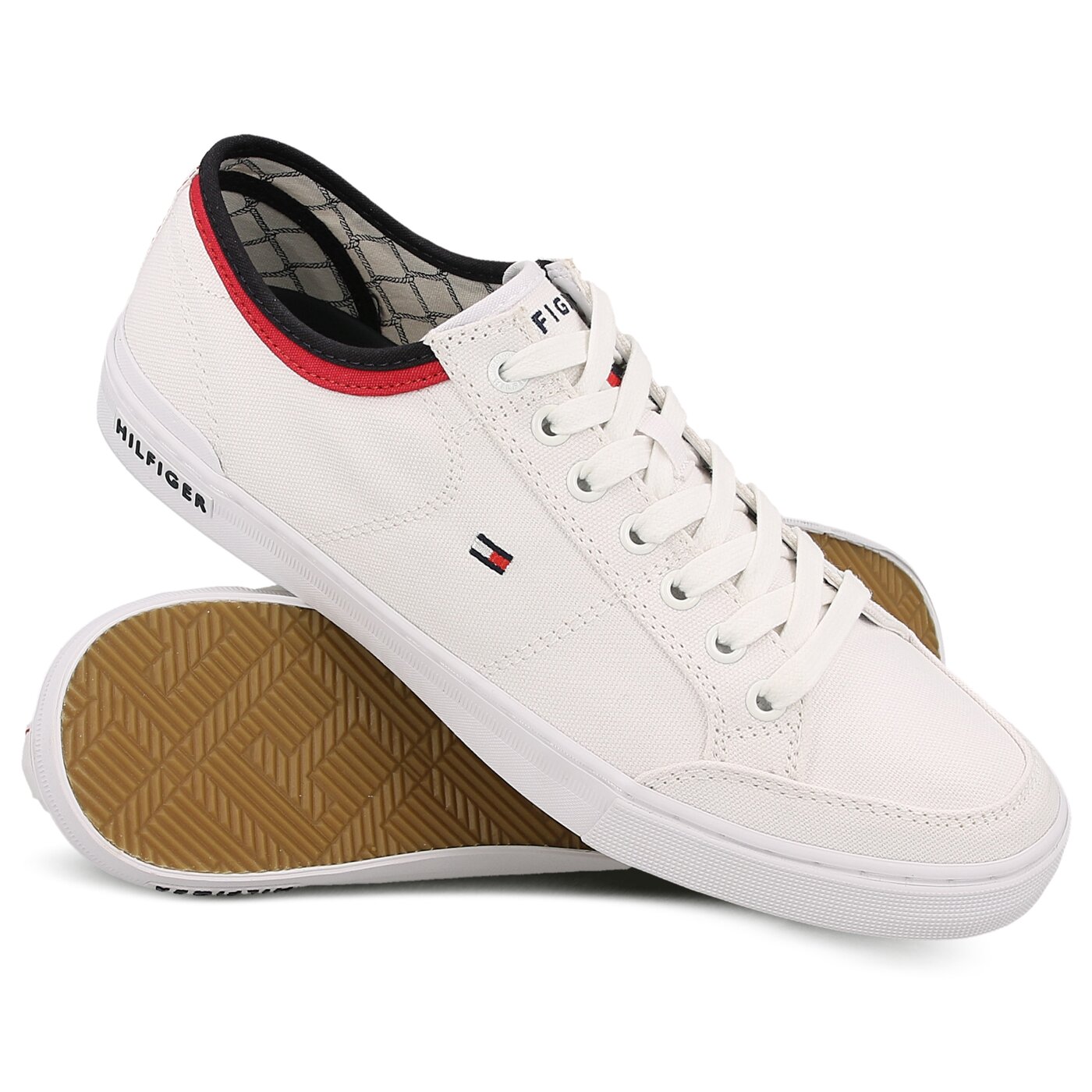 Męskie trampki TOMMY HILFIGER H2285ARRINGTON 5D2 fm0fm00543100 kolor biały