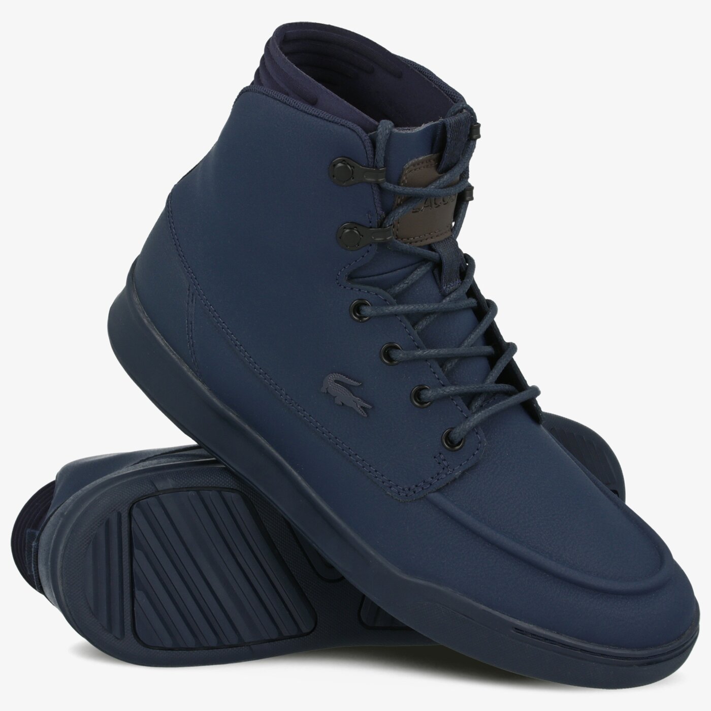 Męskie sneakersy (buty) LACOSTE EXPLORATEUR TECH HI 4191 CMA 738cma000395k kolor granatowy
