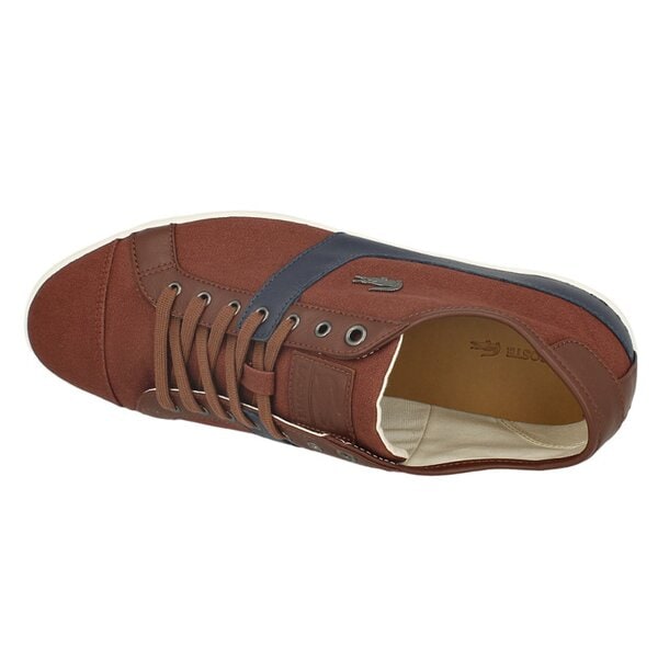 Męskie sneakersy (buty) LACOSTE NUVERA 10  727srm1224db5 kolor bordowy