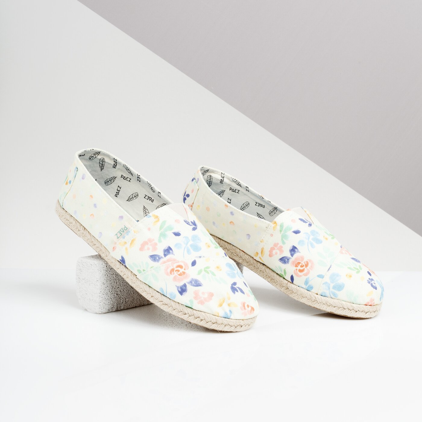 Damskie espadryle PAEZ ORIGINAL RAW CLASSIC PRINT FLOWERY 1930201s0005-100 kolor multicolor