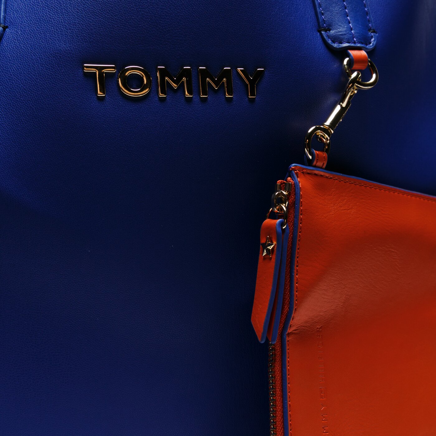 Damska torebka TOMMY HILFIGER TOREBKA ICONIC TOMMY TOTE aw0aw06833902 kolor multicolor