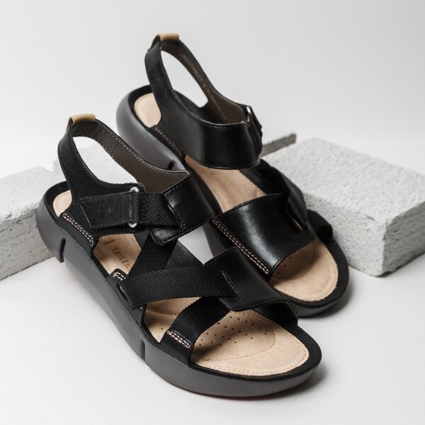 Damskie sandały CLARKS TRI CLOVER 26131273 kolor czarny
