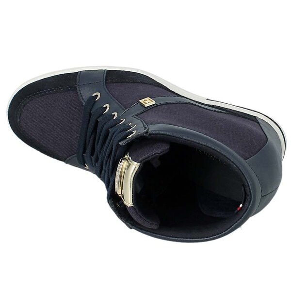 Damskie buty za kostkę TOMMY HILFIGER S1285EBILLE 10D fw56820807403 kolor granatowy