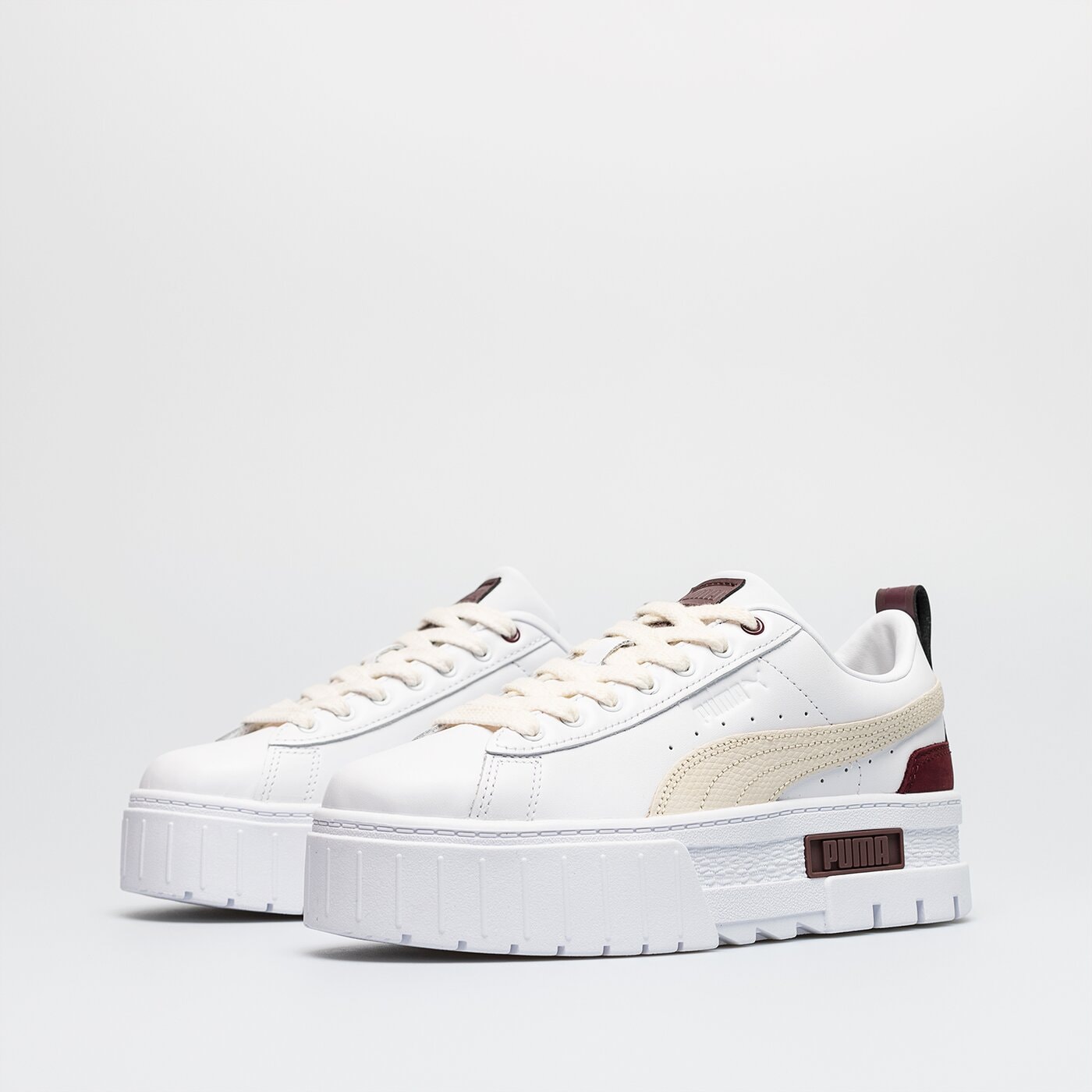 Damskie sneakersy (buty) PUMA MAYZE LUXE WNS 38399503 kolor biały
