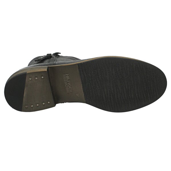 Damskie botki / sztyblety TOMMY HILFIGER ELINE 15A en56819814990 kolor czarny