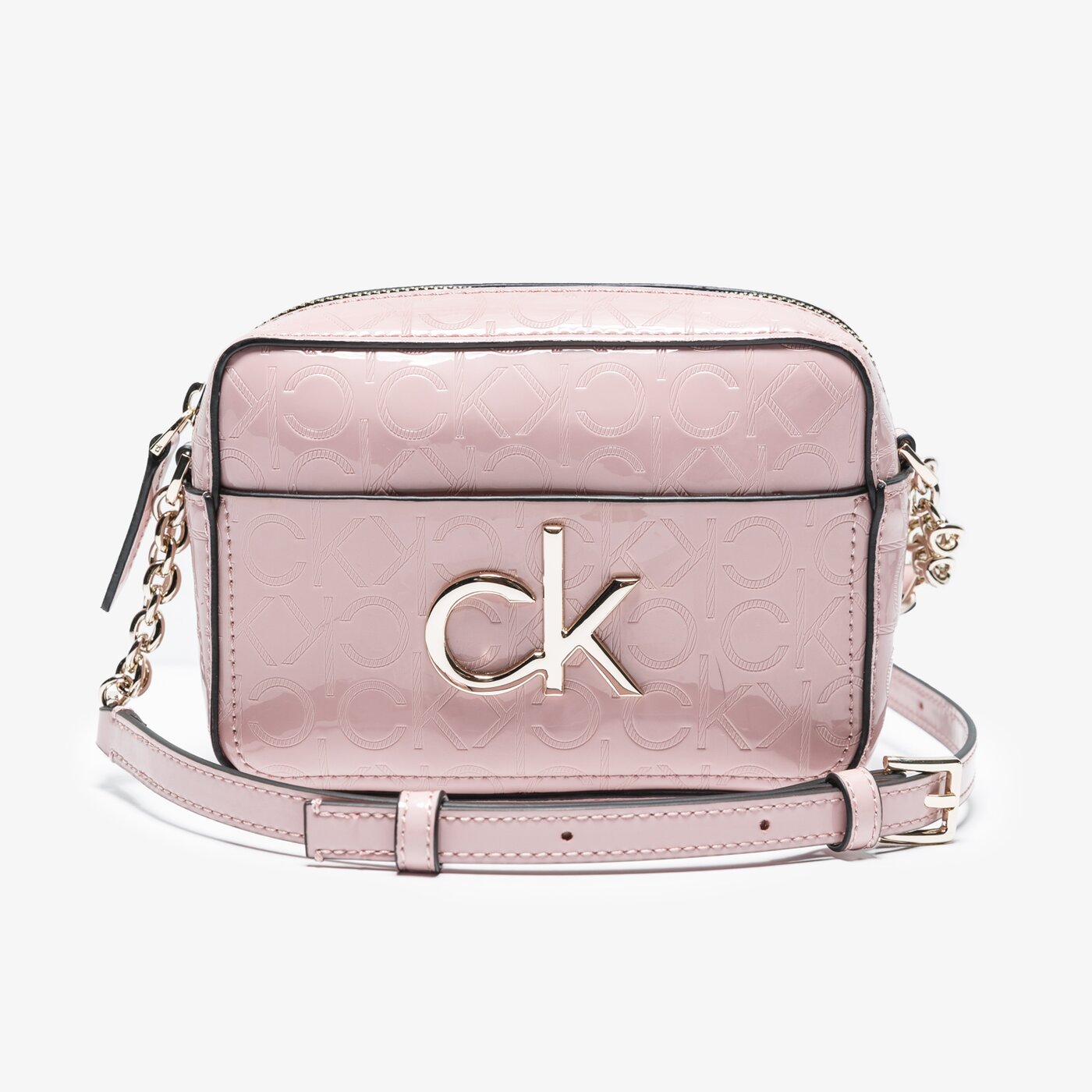 Damska torebka CALVIN KLEIN TOREBKA RE-LOCK EM CAMERA BAG k60k606779vfm kolor różowy