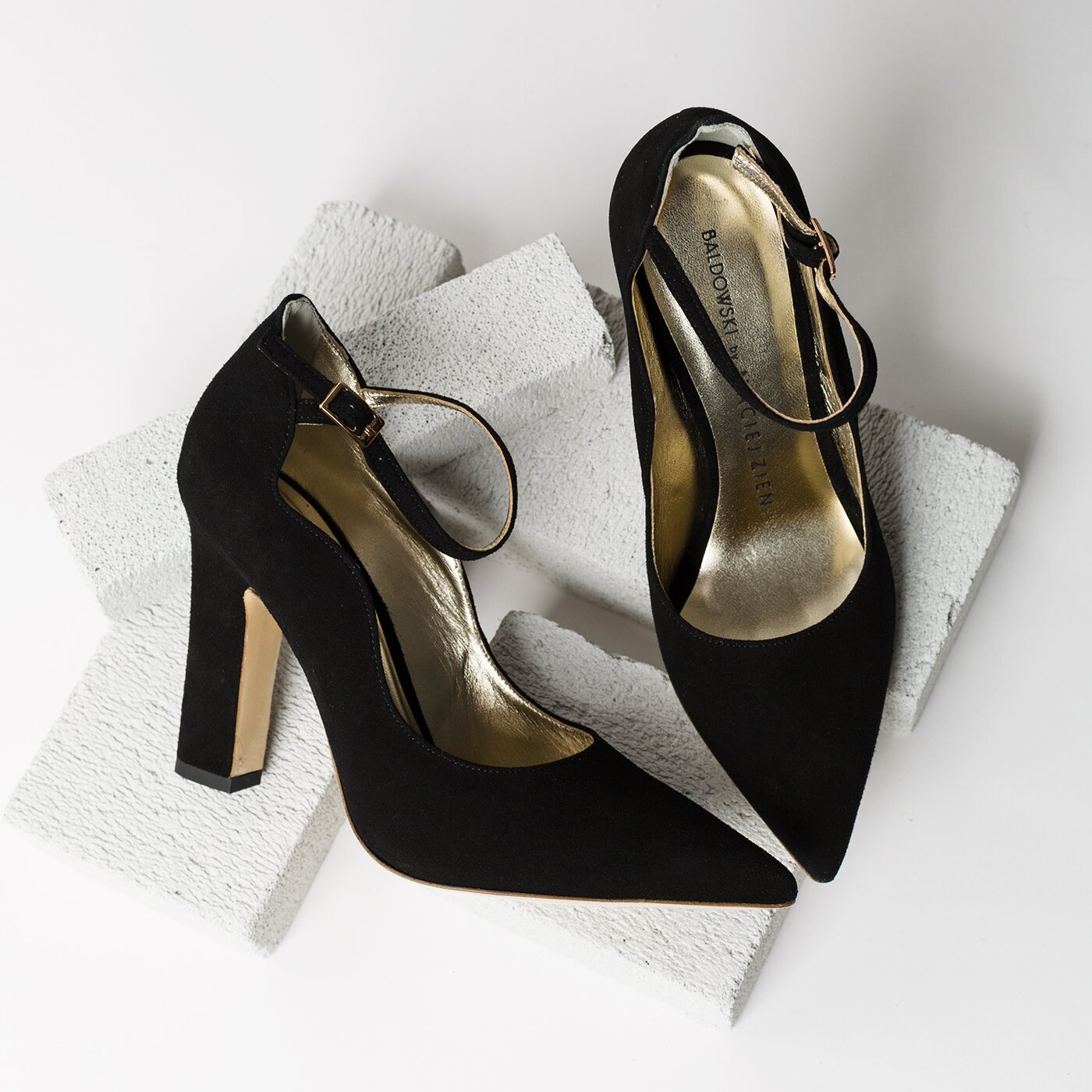 Damskie szpilki / czółenka BALDOWSKI BY ZIEŃ CZÓŁENKA z00035/4300/s02 kolor czarny