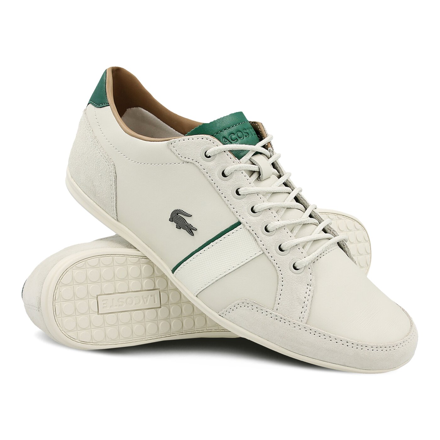 Męskie trampki LACOSTE ALISOS 117 1 733cam1018098 kolor beżowy