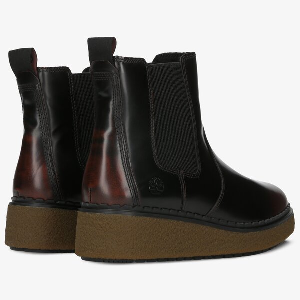 Damskie botki / sztyblety TIMBERLAND BLUE BELL LANE CHELSEA tb0a24wq5881 kolor bordowy