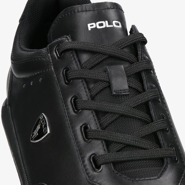 Męskie sneakersy (buty) POLO RL IRVINE LOW SNEAKERS ATHLETIC SHOE  809806258001 kolor czarny