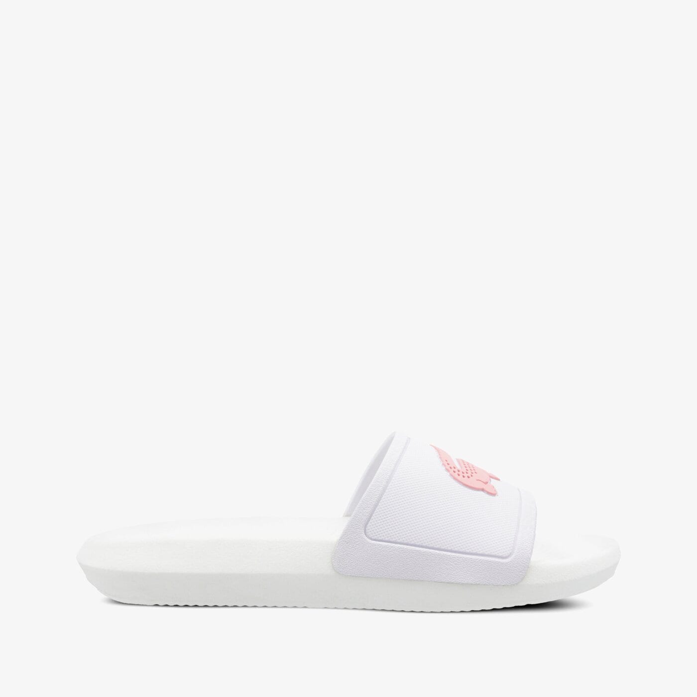 Damskie klapki LACOSTE CROCO SLIDE 119 3 CFA 737cfa00051y9 kolor biały