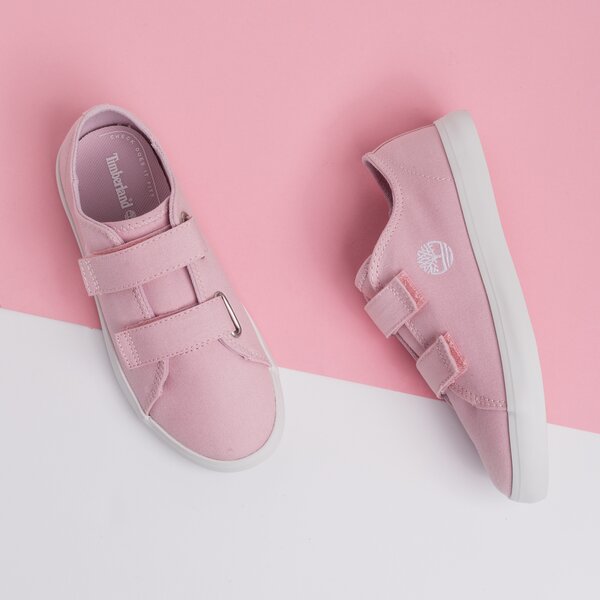 Dziecięce trampki TIMBERLAND NEWPORT BAY CANVAS 2 STR YOUTH tb0a2d2hx821 kolor fioletowy
