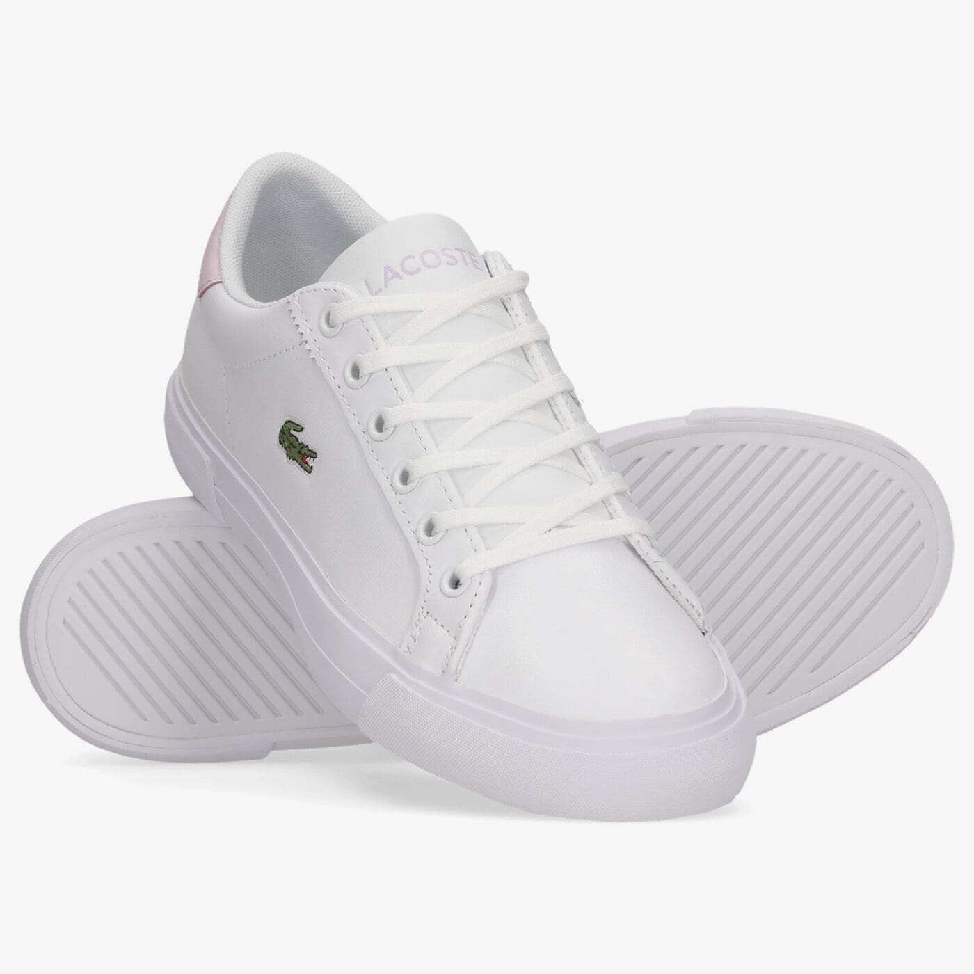 Damskie trampki LACOSTE LEROND PLUS 0722 1 CFA 743cfa00111y9 kolor biały