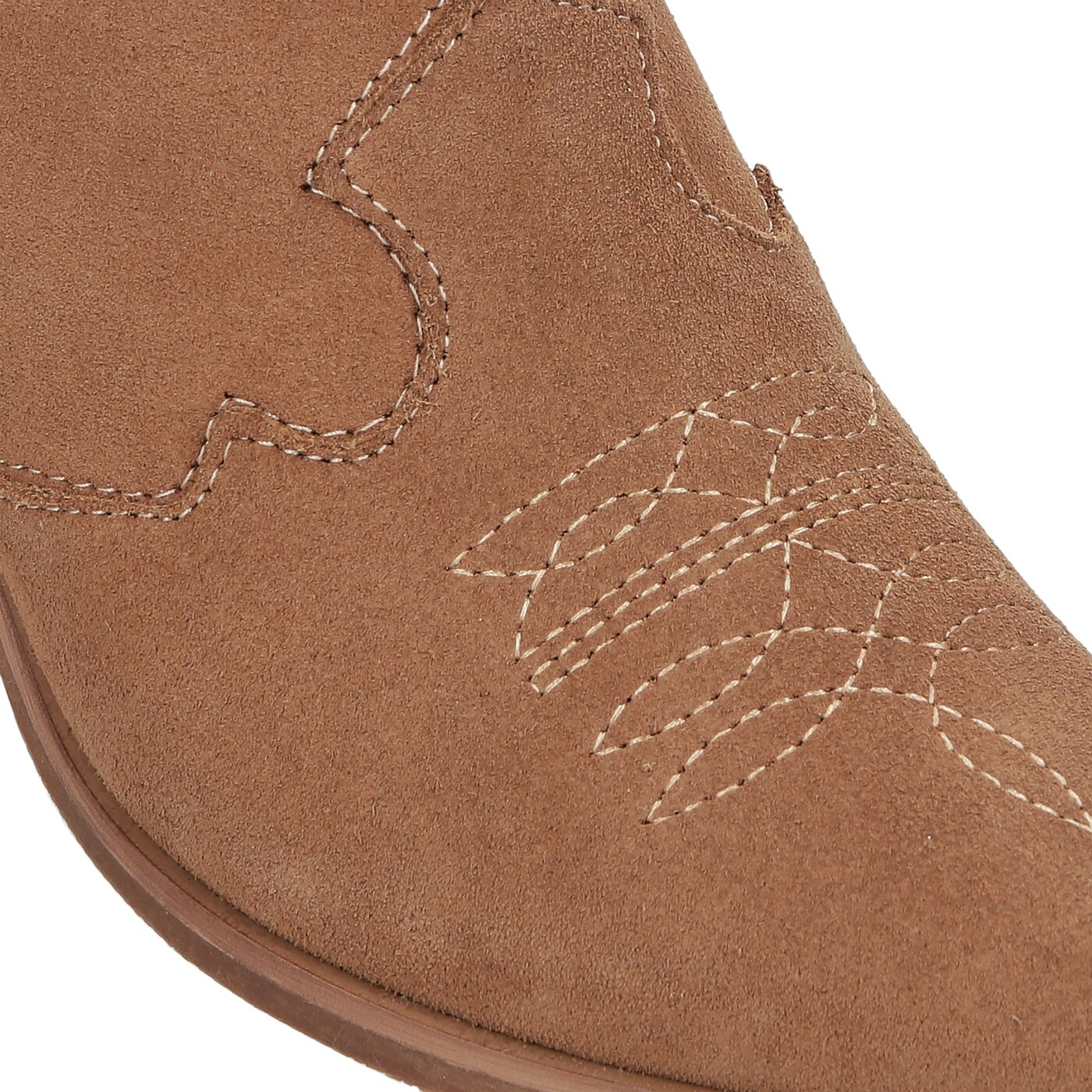 Damskie botki / sztyblety SYMBIOSIS PREMIUM ARIZONA GIRL sywc121004 kolor beżowy