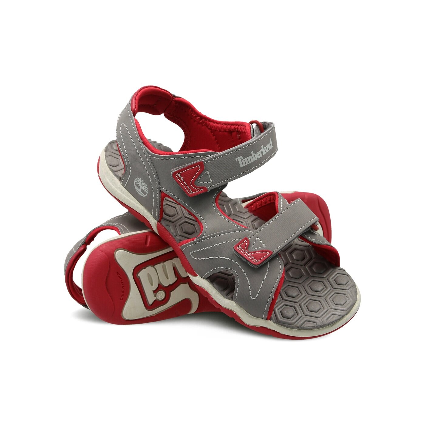 Dziecięce sandały / klapki TIMBERLAND ADVENTURE SEEKER 2 STRAP a1plt kolor szary