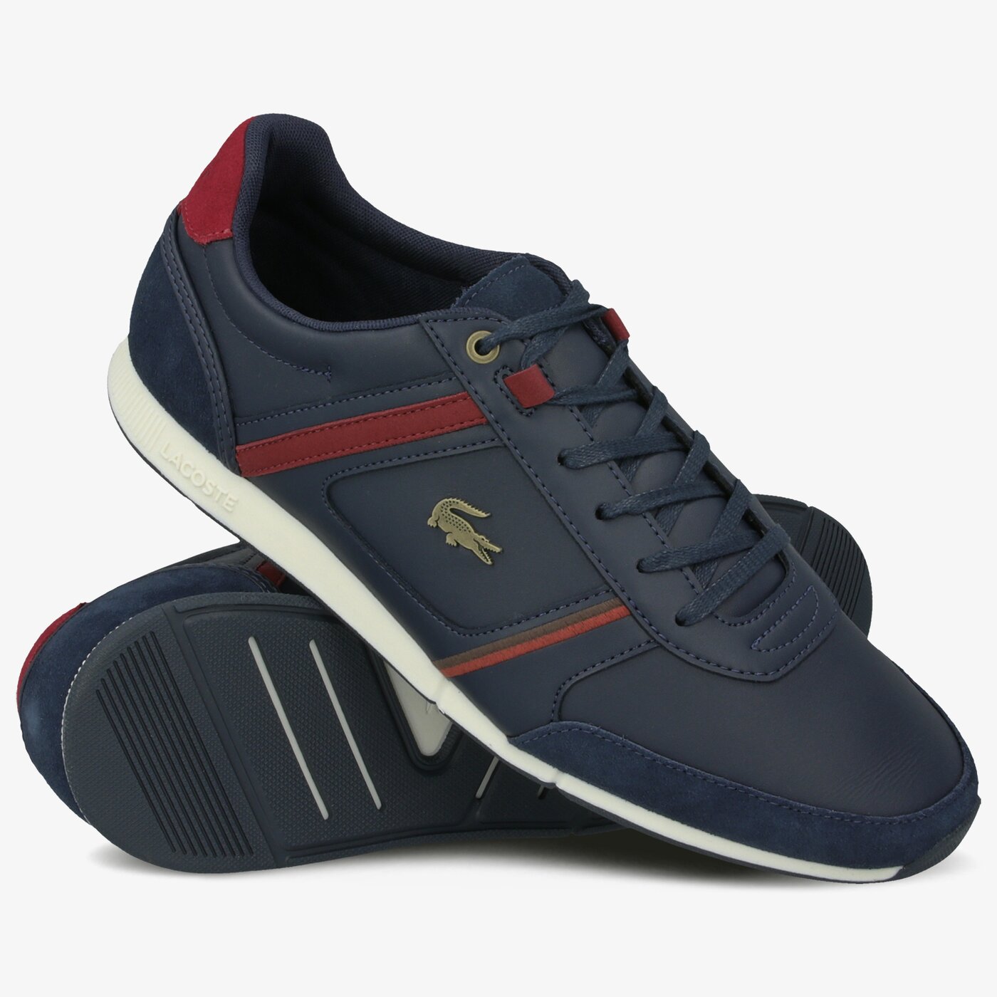 Męskie sneakersy (buty) LACOSTE MENERVA 120 1 739cma00075a5 kolor granatowy