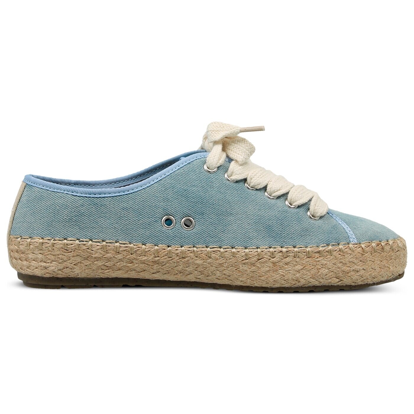 Damskie półbuty EMU AGONIS LIGHT DENIM DISTRESS w11411lightdenimdis kolor niebieski