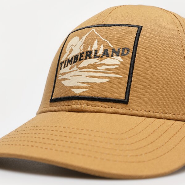 Damska czapka z daszkiem TIMBERLAND CZAPKA MOUNTAIN PATCH tb0a2psk2311 kolor brązowy