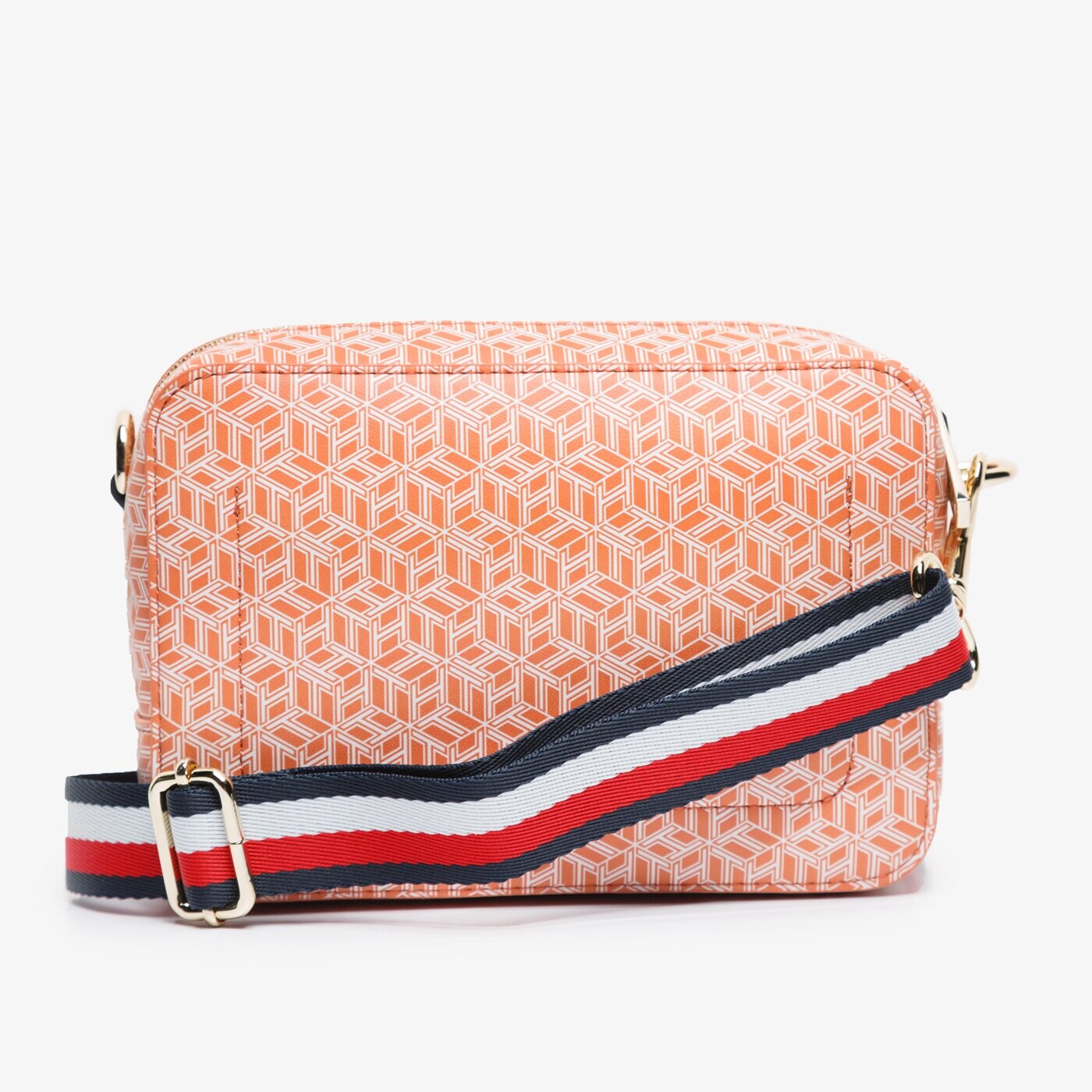 Damska torebka TOMMY HILFIGER TOREBKA ICONIC CAMERA BAG MONOGRAM aw0aw07945soi kolor multicolor