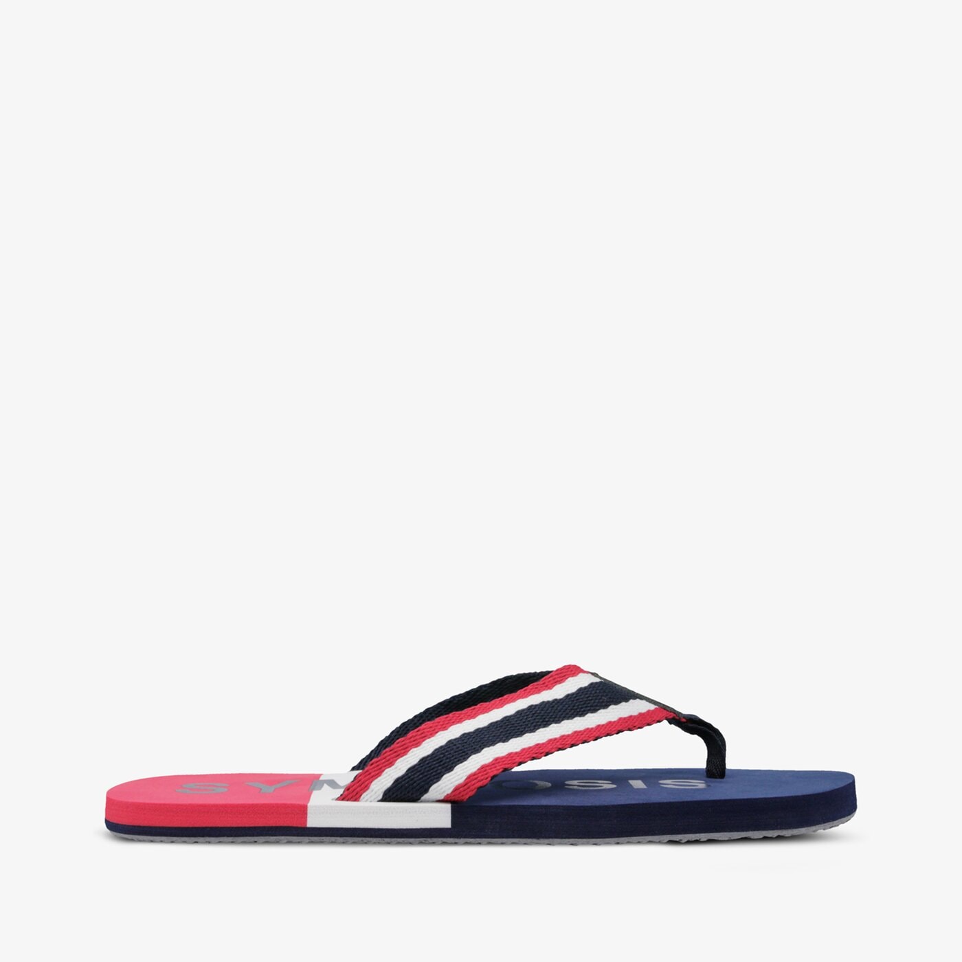 Męskie klapki SYMBIOSIS LUKAS symk1191761 kolor czerwony